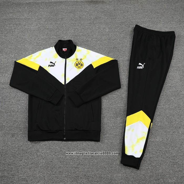 Tuta da Track Giacca Borussia Dortmund 2022 2023 Nero